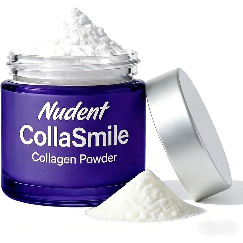 Nudent CollaSmile Collagen Powder Gums Enamel Strengthening Oral Care 50g 1.76oz
